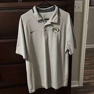 Nike Mizzou Gray Polo Shirt